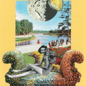 Postcard A5 - Lady Armchair